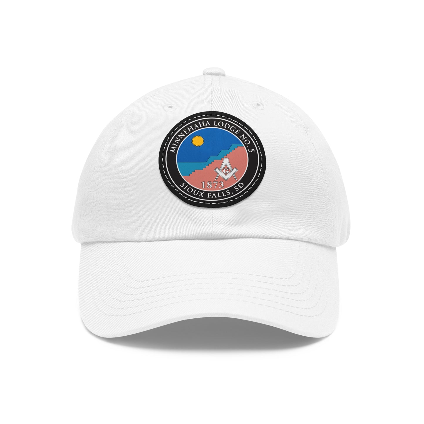 Dad Hat with Leather Patch