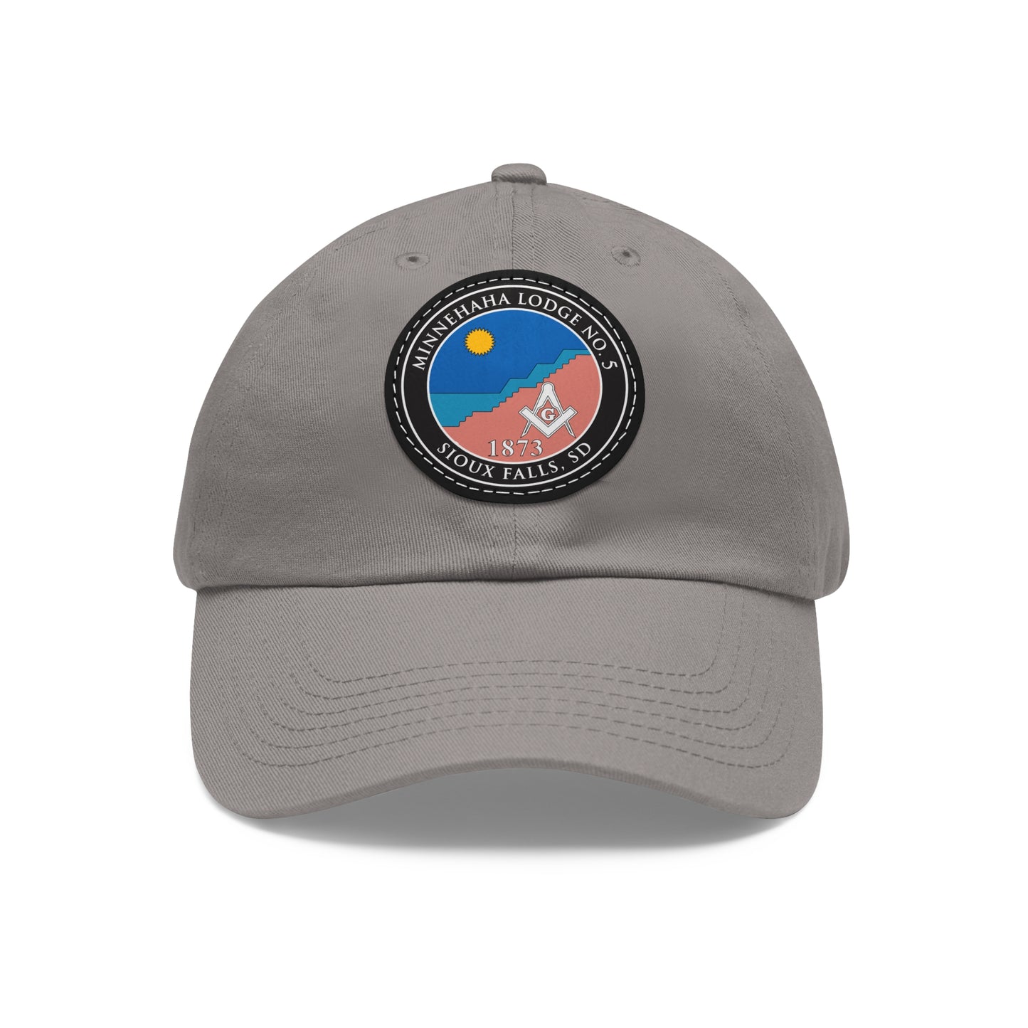 Dad Hat with Leather Patch