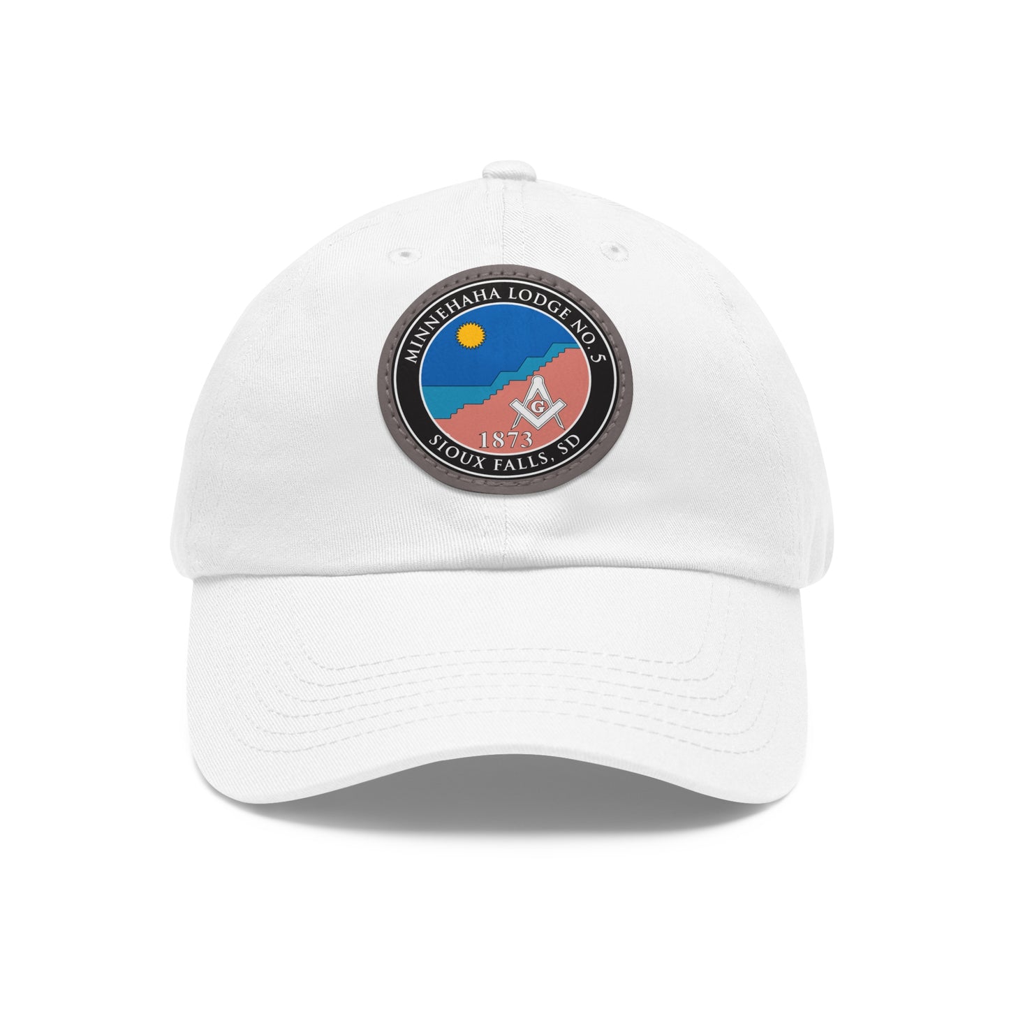 Dad Hat with Leather Patch