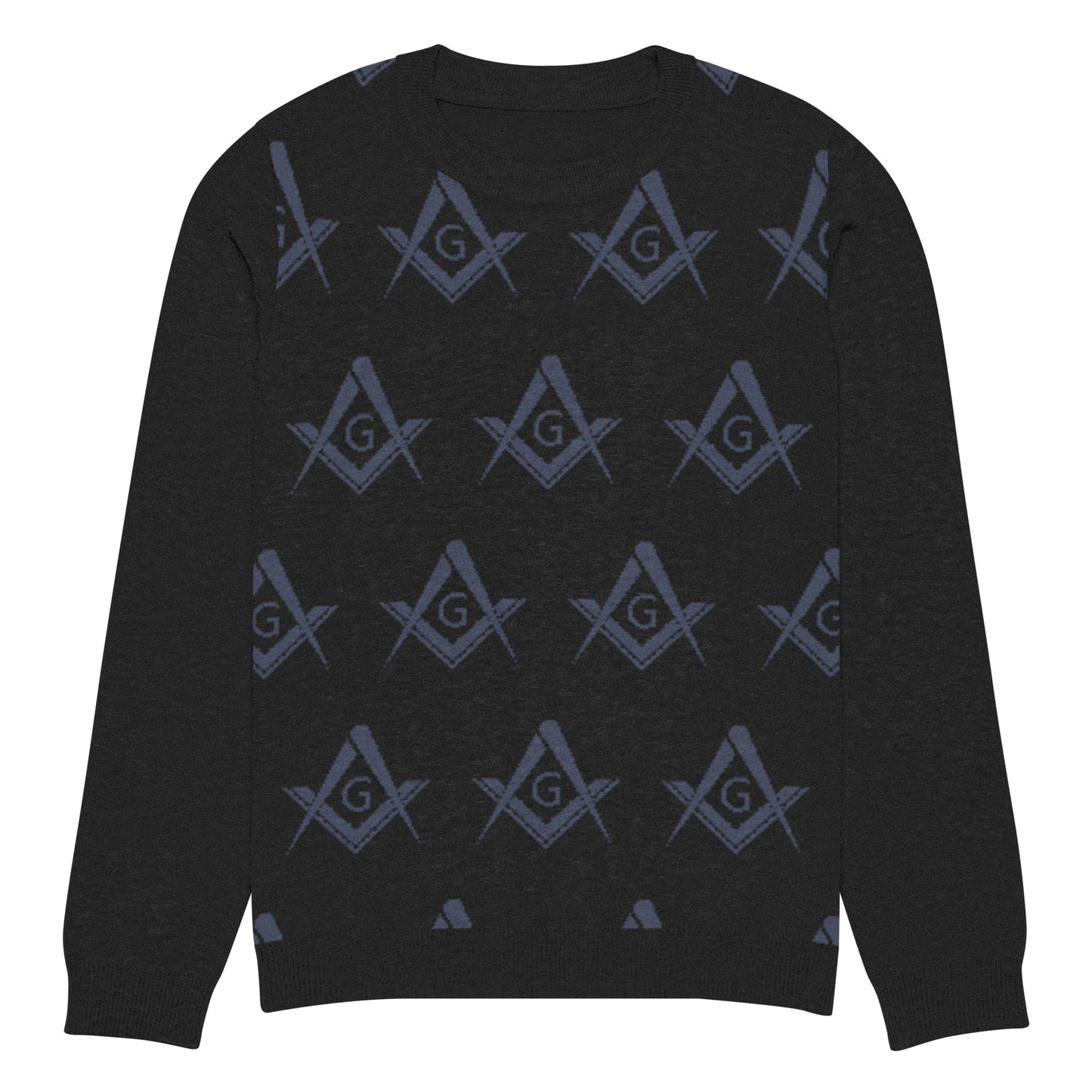 Square and Compass Knitted crew neck sweater