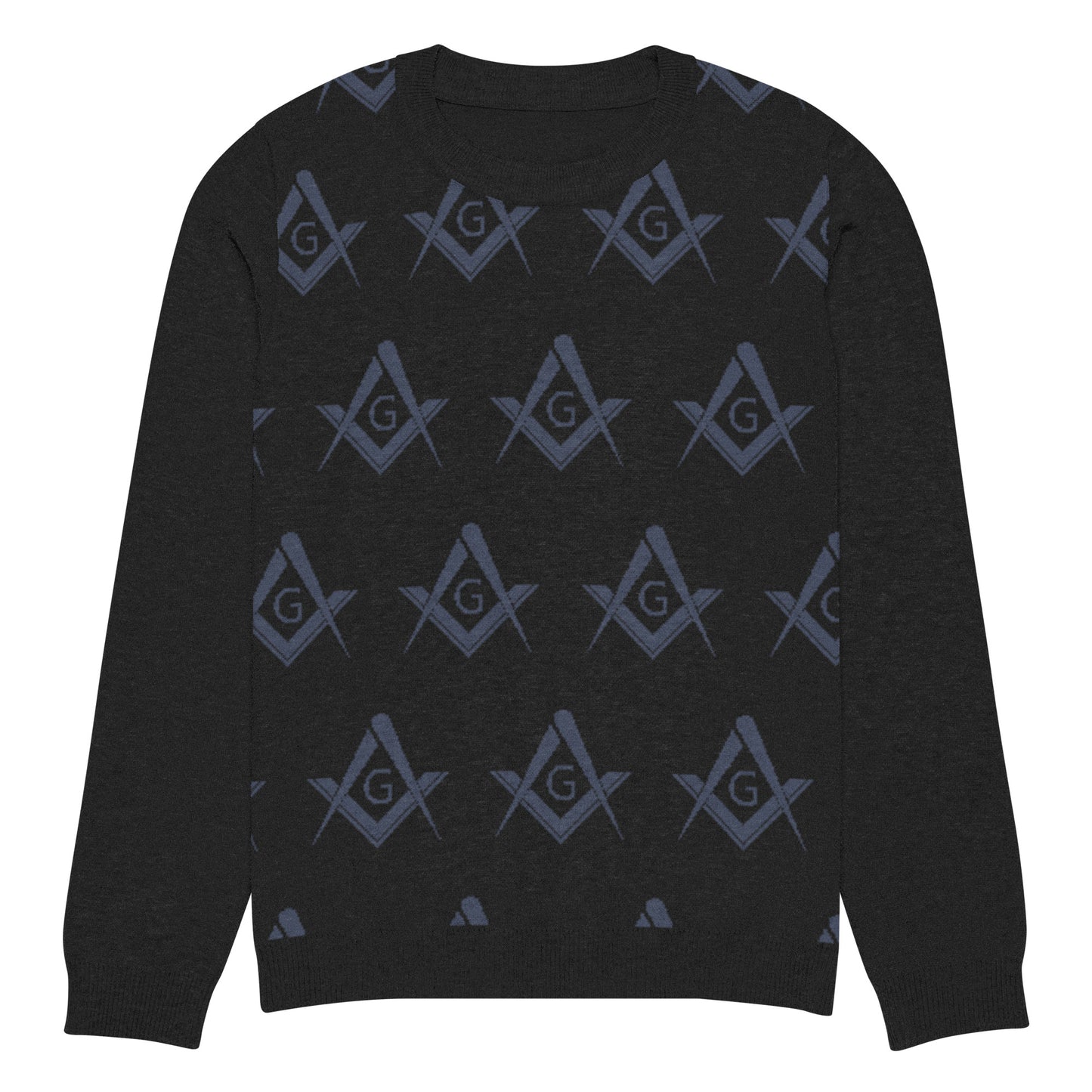 Square and Compass Knitted crew neck sweater