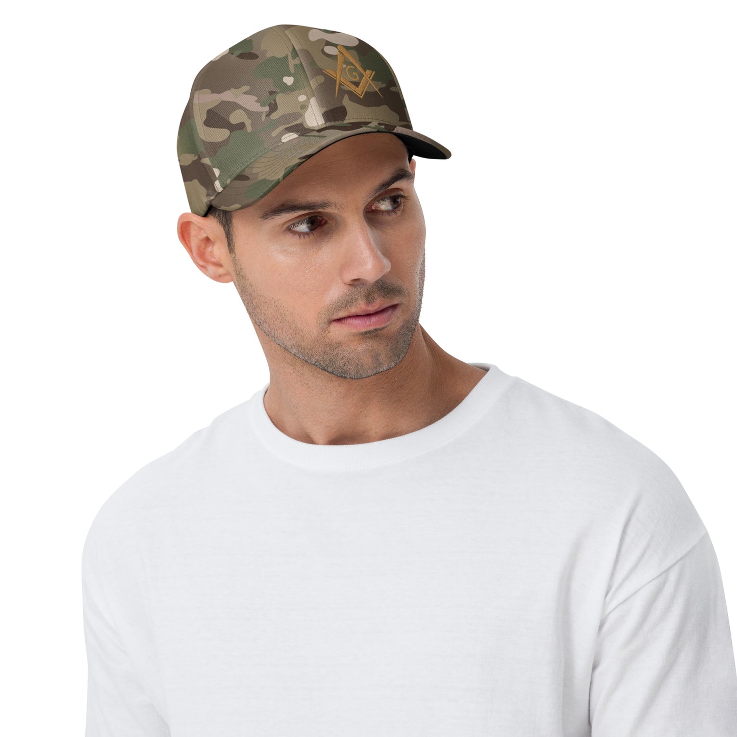 Compass and Square Flex Fit Hat