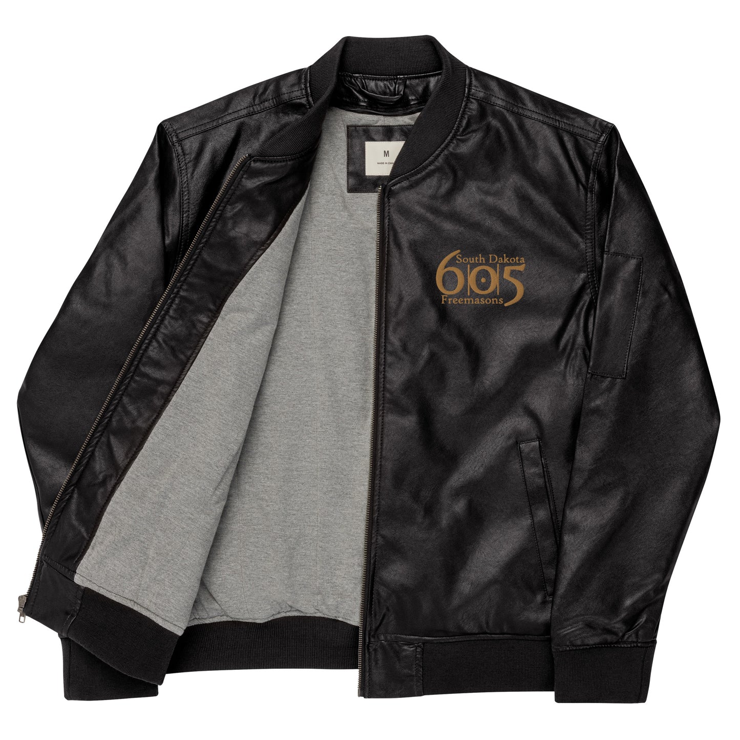 605 Leather Bomber Jacket