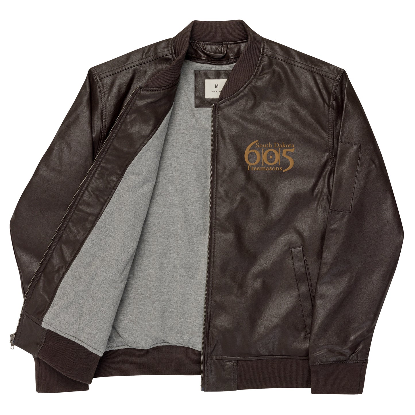 605 Leather Bomber Jacket