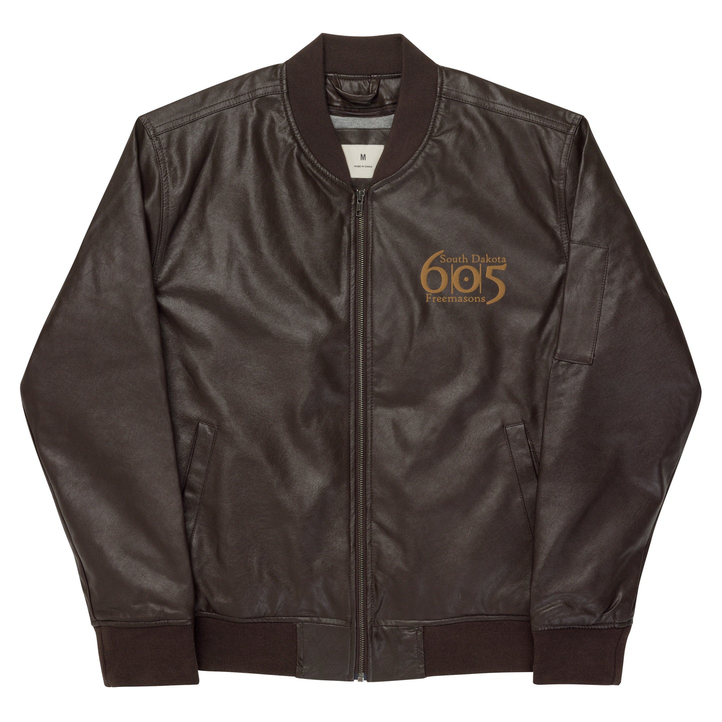 605 Leather Bomber Jacket