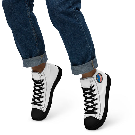 Men’s high top canvas shoes