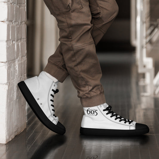 605 Men’s high top canvas shoes