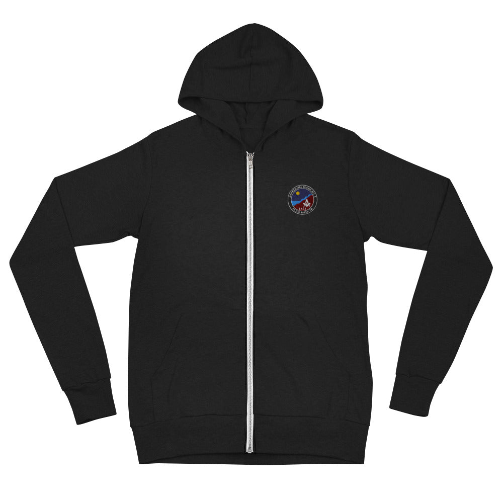 Lightweight Unisex zip hoodie