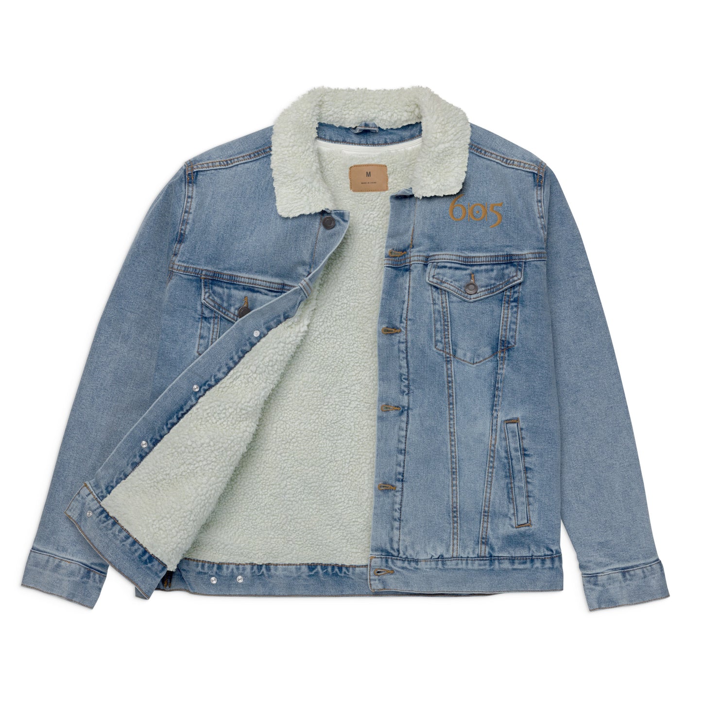 605 denim sherpa jacket