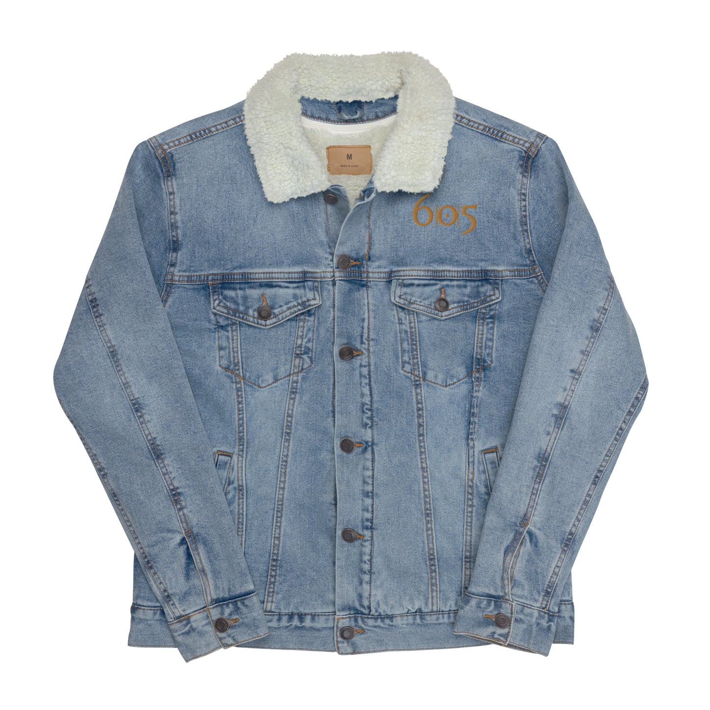 605 denim sherpa jacket